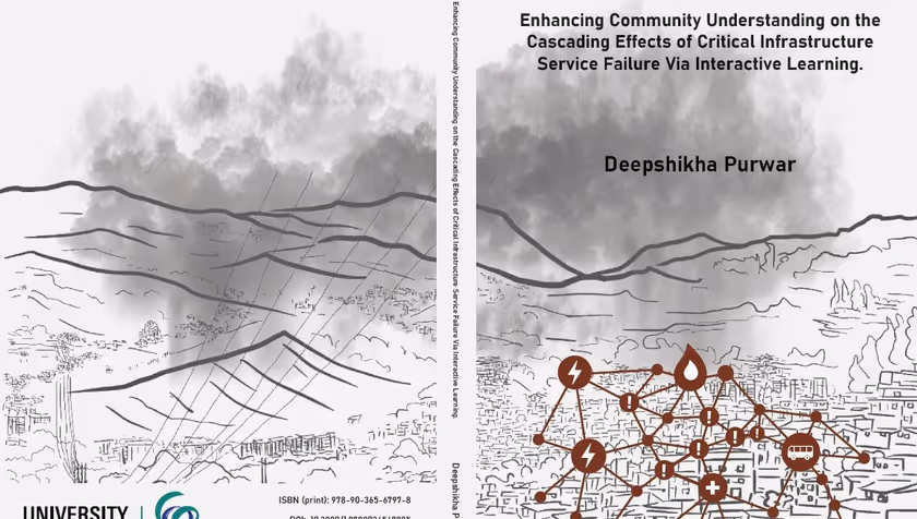 PhD Defence Deepshikha Purwar | Enhancing community understanding on the cascading effects of critical infrastructure service failure via interactive learning