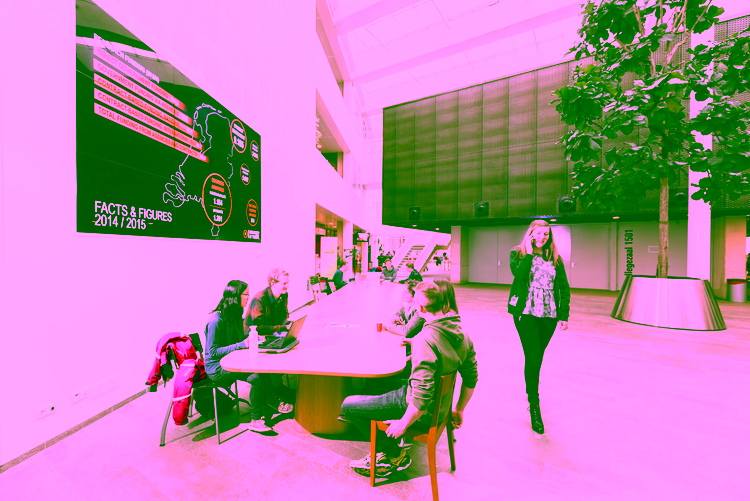 Inside Ravelijn building