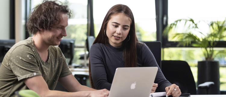 Students at work