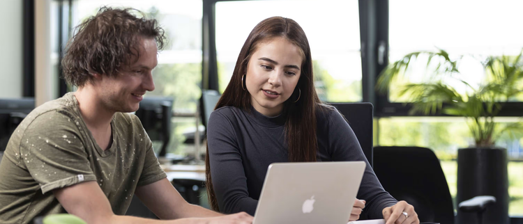 Students at work