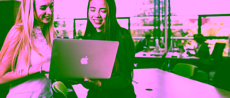 Students at work