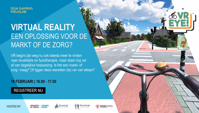 Upcoming event: Virtual Reality - A solution for the market or healthcare?