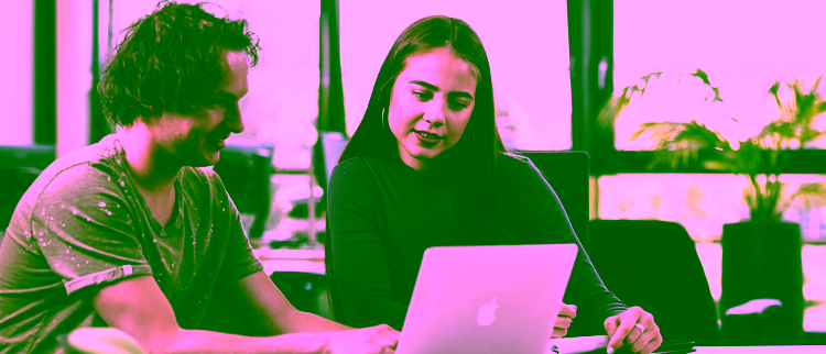 Students at work
