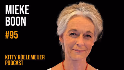 Kitty Koelemeijer Podcast episode 95 featuring Mieke Boon
