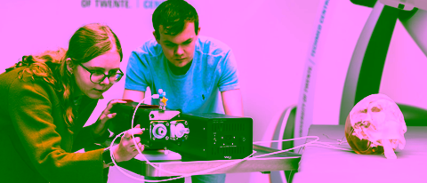 Biomedical Engineering students work on innovative technologies that advance healthcare