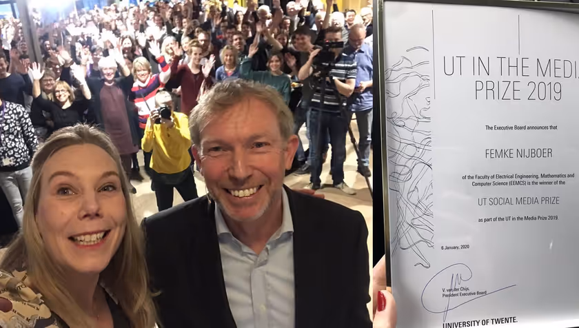 Social Media Prize for Femke Nijboer