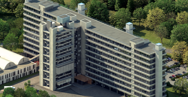Hogekamp out EL/TN gebouw nu UPark Hotel - tour