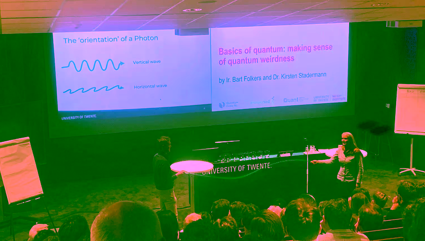 Successful symposium Quantum for Dummies