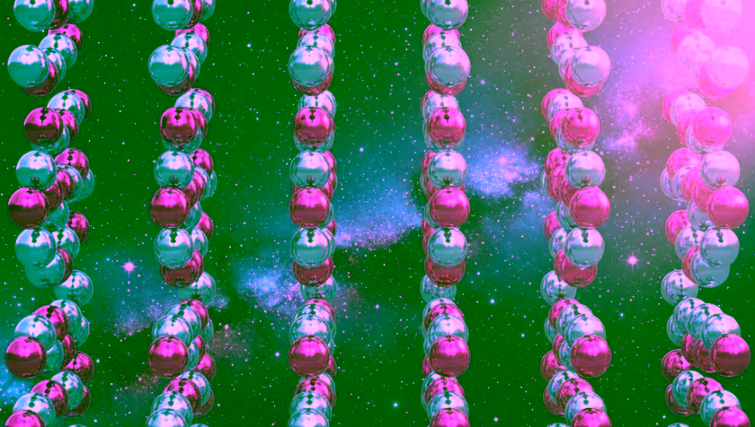 Order or chaos in a material: a matter of perspective