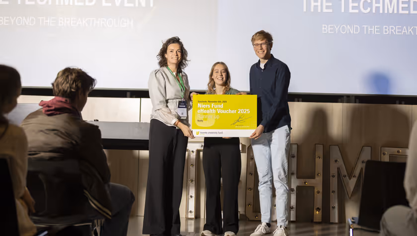 Two promising healthcare innovations win Niersfonds eHealth voucher 2025