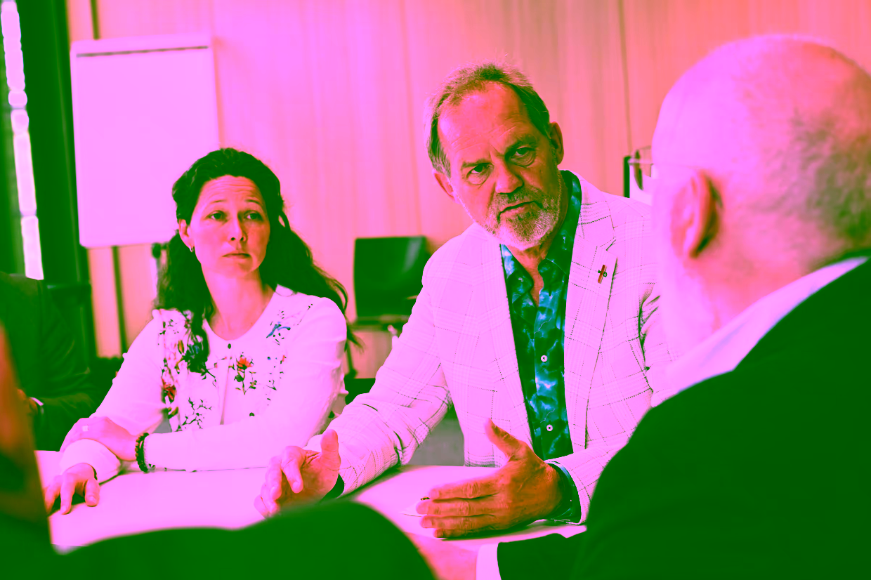 Cheryl de Boer, Albert van den Berg and Frans Timmermans
