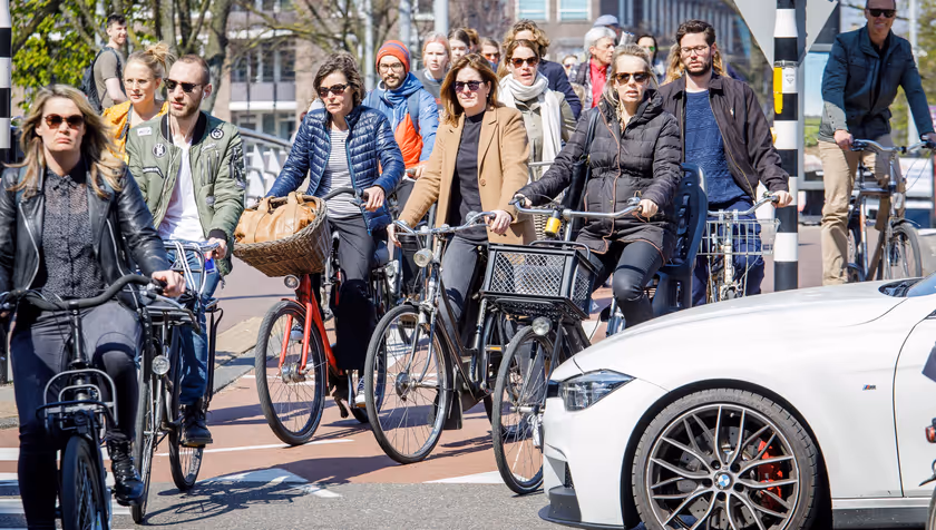 Toename fietsongevallen en ongevalsrisico's van fietsers in grote steden
