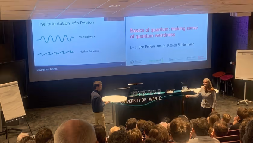 Successful symposium Quantum for Dummies