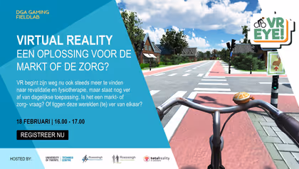 Upcoming event: Virtual Reality - A solution for the market or healthcare?