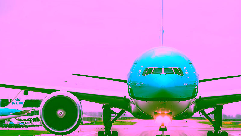 KLM airplane