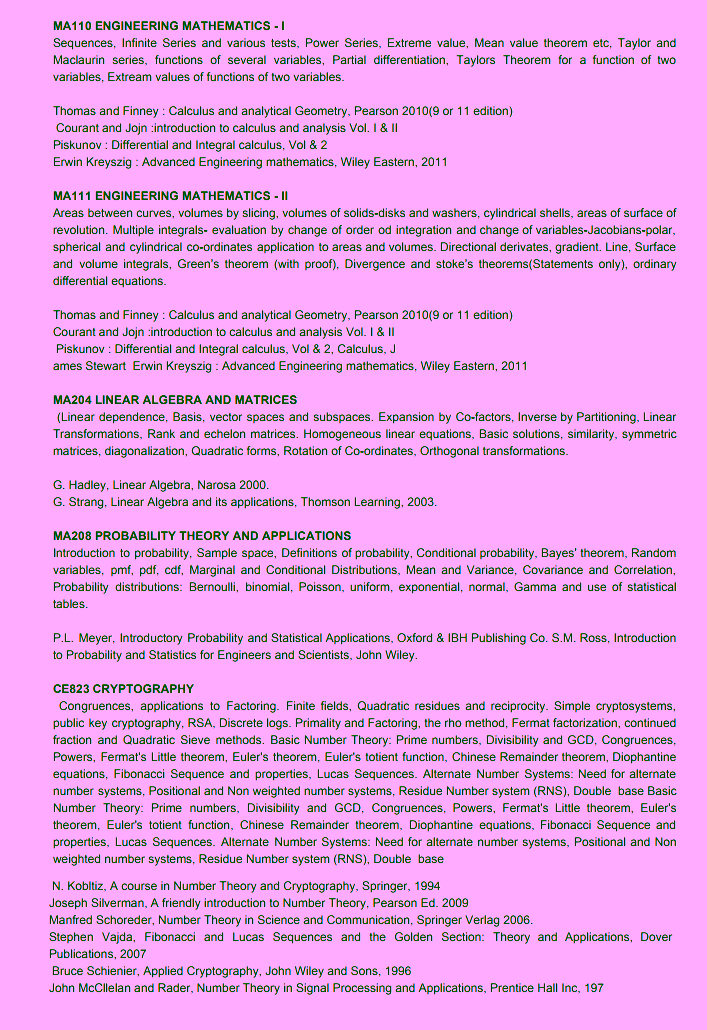 document example course description