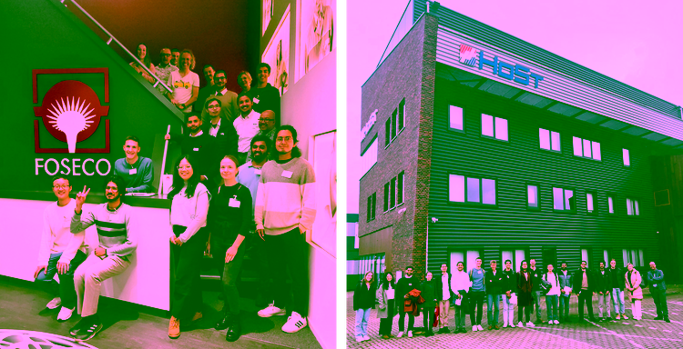 Young alumni visit Host Grou and Foseco Vesuvius at the Kennispark in Enschede