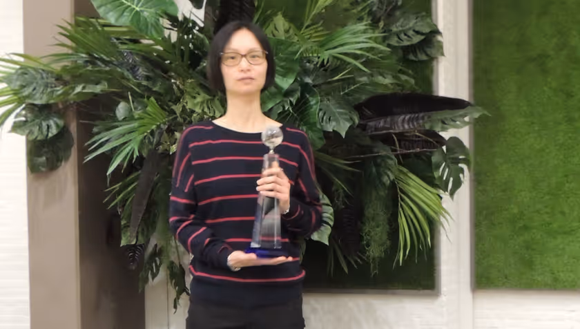 Dr Ling Chang winner Professor Tienstra Research Prize 2022