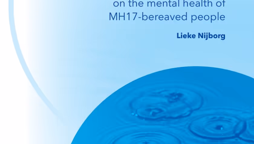 PhD Defence Lieke Nijborg | Navigating grief and criminal proceedings - Mixed-methods research on the mental health of MH17-bereaved people