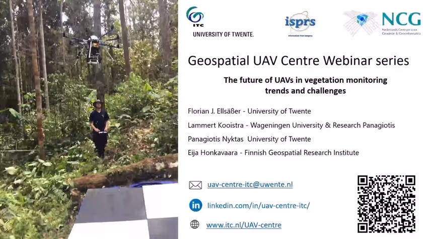 Geospatial UAV Centre Webinar series