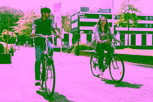 Bike on campus