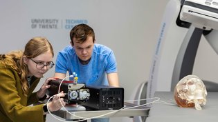 Biomedical Technology students work on innovative technologies for healthcare