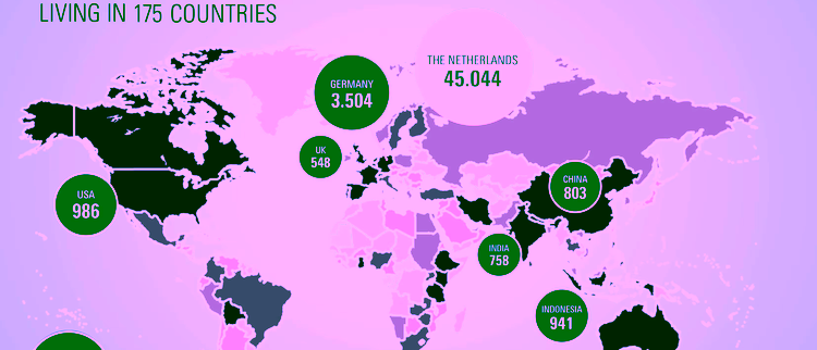 Alumni worldmap