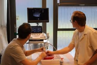 A doctor giving a patient a medical examination

AI-generated content may be incorrect.