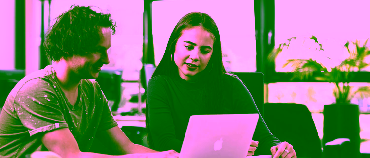 Students at work