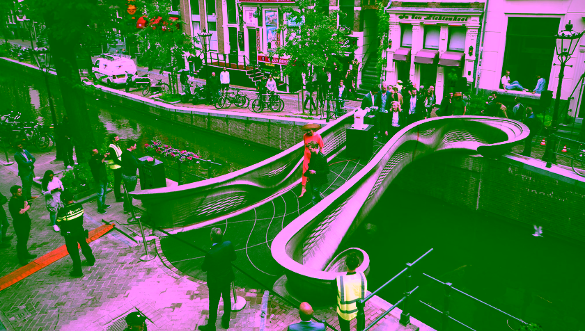 3D printed steel bridge receives a prestigious award from The American Welding Society