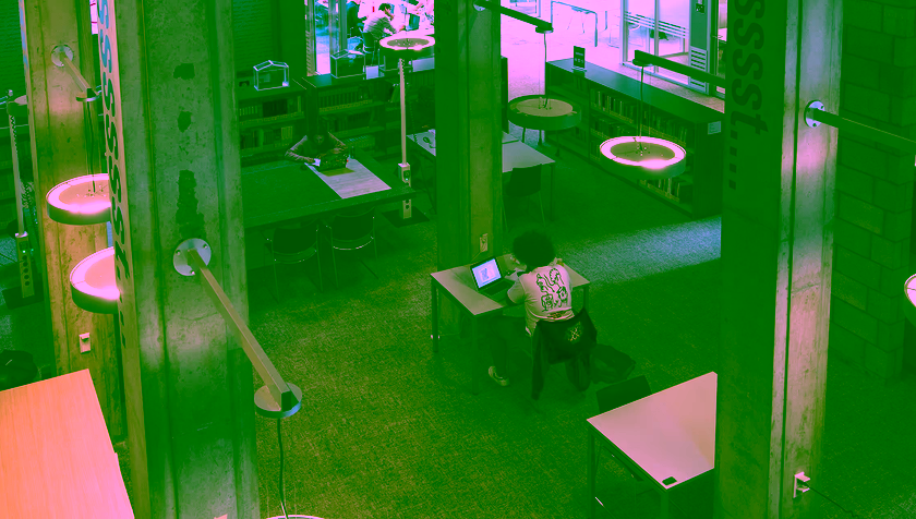 Library book pickup locations at Carré, Horst, and Vrijhof