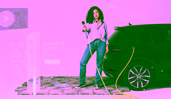 Nina and her electric car