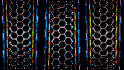 Schematical view of 1D Nanoribbons topological isolators