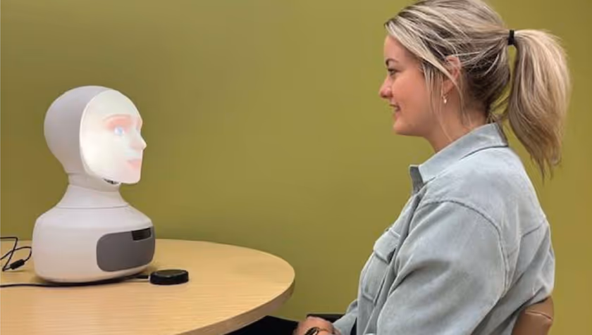 Social robot with AI shows promise for patient and clinician acceptance
