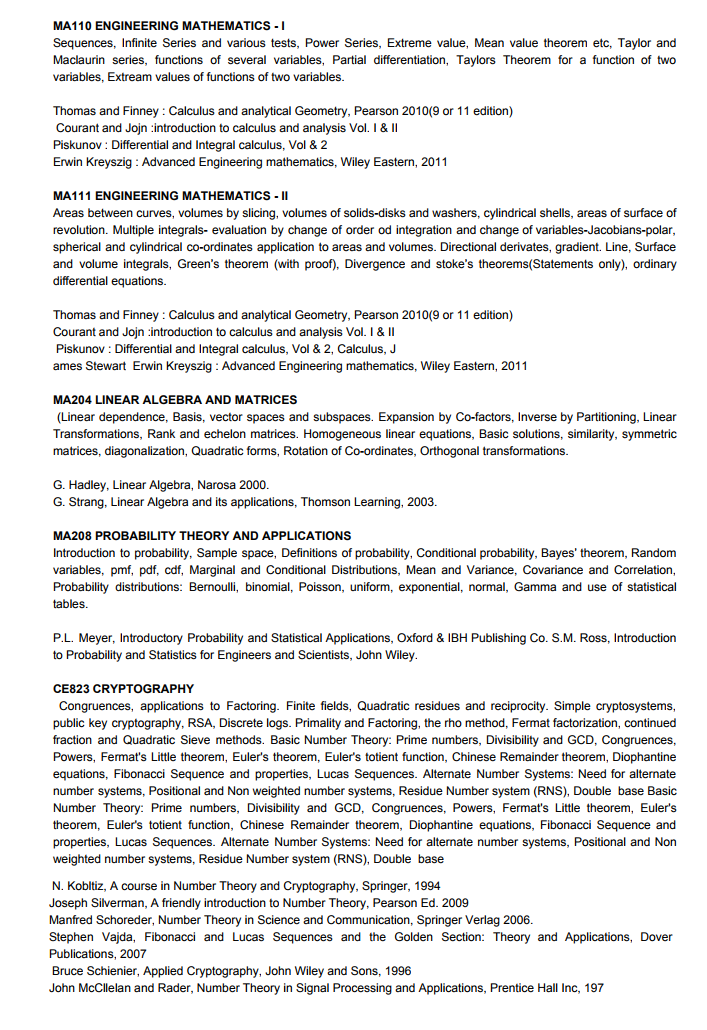 document example course description