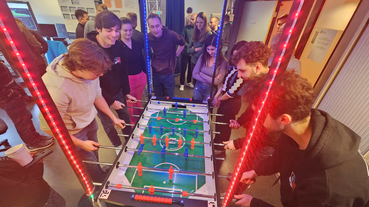 Smart foosball table