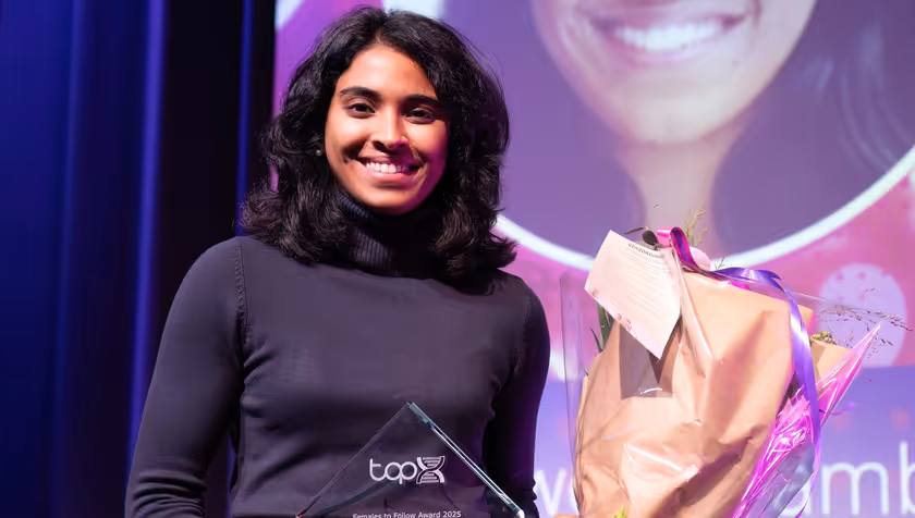 Arlene John wins TOPX Females to Follow Award 2025 – Rising Star in Science